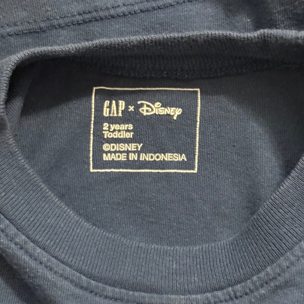 Gap x Disney Mickey Mouse Toddler T-Shirt Blue 2T - Picture 3 of 7